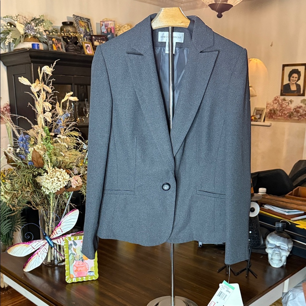 Jones New York Charcoal Blazer